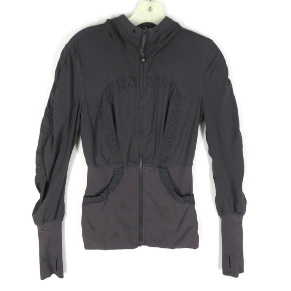 lululemon athletica Tops - Lululemon Athletica Gray Dance Studio Jacket Hoody